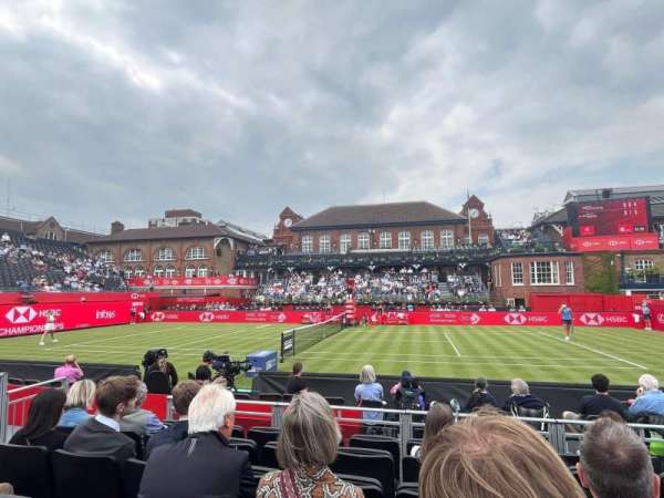 Queen's Club, section: 16, row: F, seat: 36