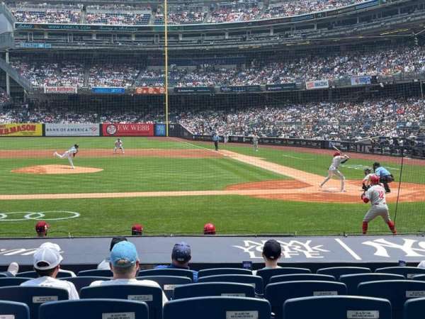 Yankee Stadium, section: 123, row: 1, seat: 2
