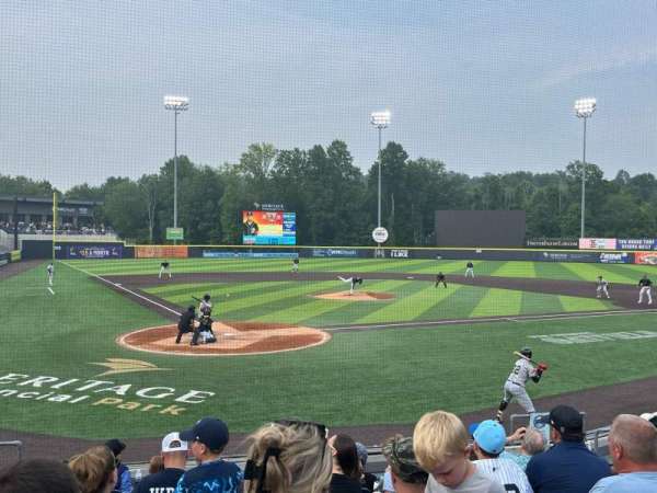 Heritage Financial Park, section: 105, row: J, seat: 8