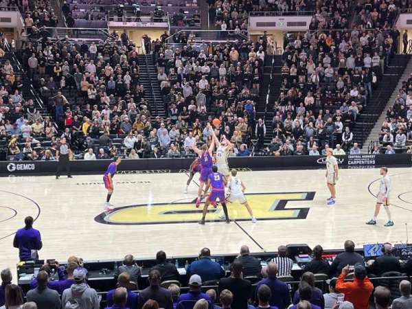 Mackey Arena, section: 1, row: 12, seat: 10
