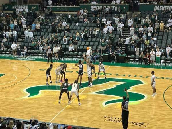 Yuengling Center, section: 213, row: O, seat: 9