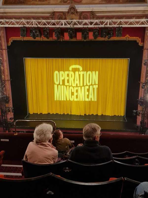Alhambra Theatre, Bradford, section: Dress Circle, row: F, seat: 18