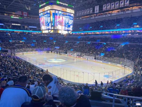 Enterprise Center, section: 113, row: EE, seat: 1