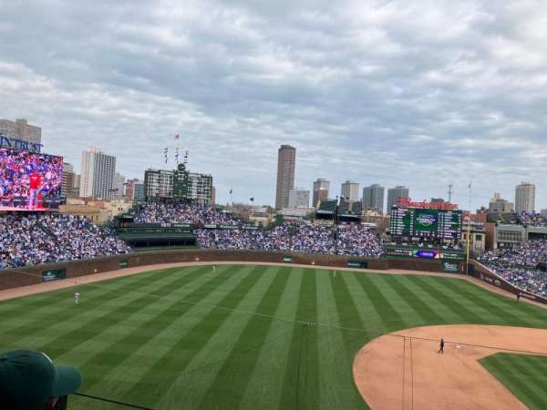 Wrigley Field, section: 308L, row: 3, seat: 14