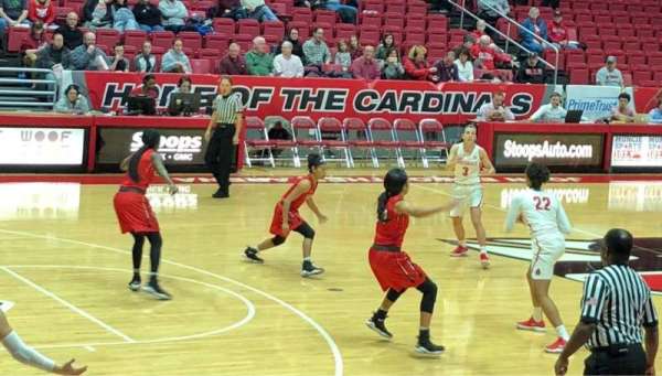 Worthen Arena, section: N, row: B, seat: 3