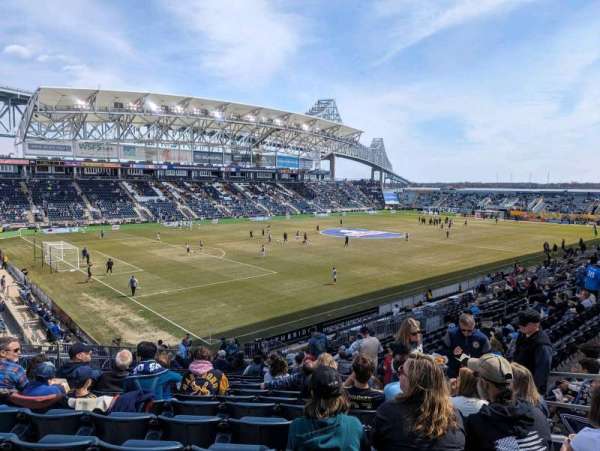 Subaru Park, section: 113, row: AA, seat: 8