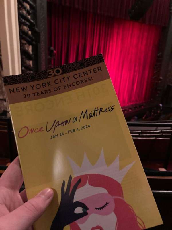 Mainstage at the New York City Center, section: Mezzanine L, row: A, seat: 27