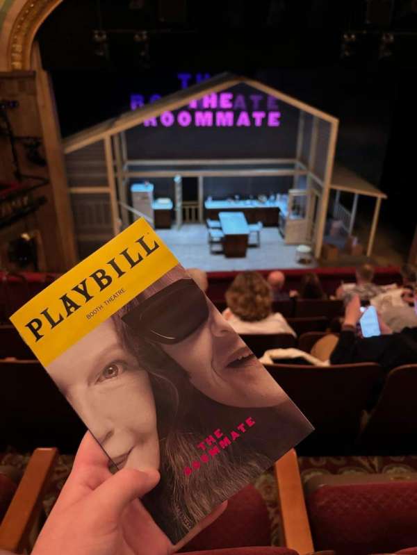 Booth Theatre, section: Mezzanine C, row: F, seat: 103