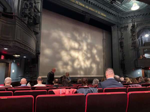 The Huntington Theatre, section: Orchestra, row: J, seat: 17