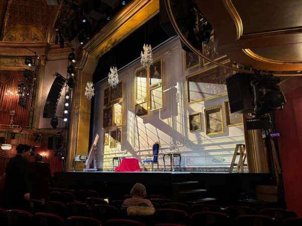 St. James Theatre, section: Orchestra R, row: H, seat: 22