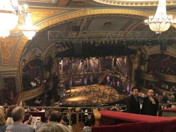 Richard Rodgers Theatre, section: Rear Mezzanine L, row: L, seat: 13