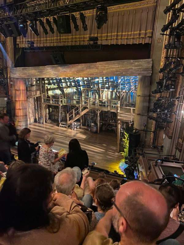 Nederlander Theatre, section: Mezzanine R, row: F, seat: 26