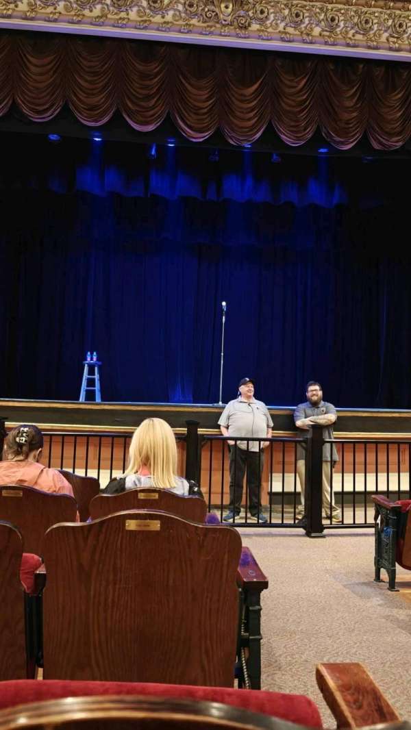 Waterville Opera House, section: Orchestra, row: E, seat: 1
