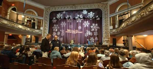 Waterville Opera House, section: Orchestra, row: H, seat: 8