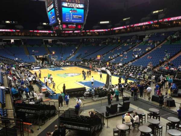 Target Center, section: 124, row: L, seat: 11