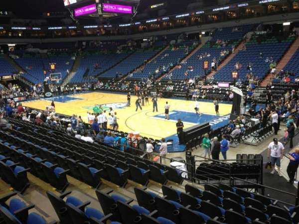 Target Center, section: 126, row: L, seat: 9