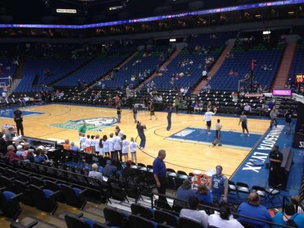 Target Center, section: 129, row: G, seat: 9