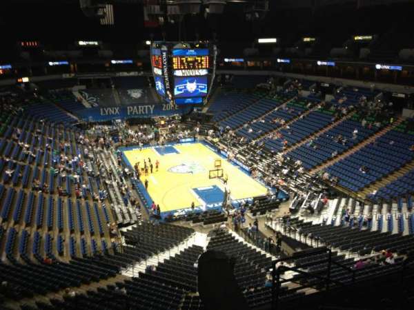 Target Center, section: 202, row: A, seat: 8