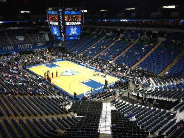 Target Center, section: 204, row: A, seat: 8