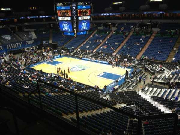 Target Center, section: 205, row: A, seat: 8