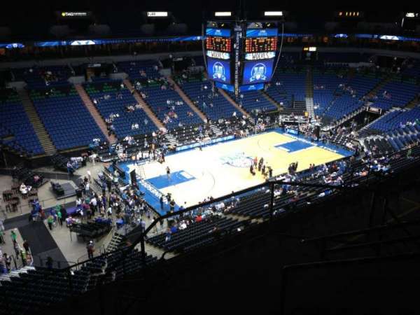 Target Center, section: 215, row: A, seat: 9