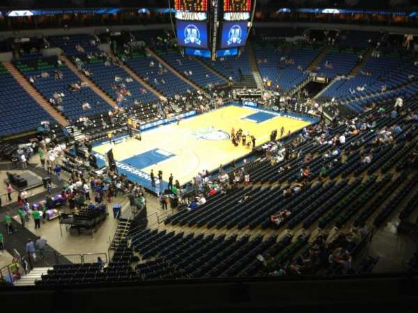 Target Center, section: 217, row: A, seat: 8