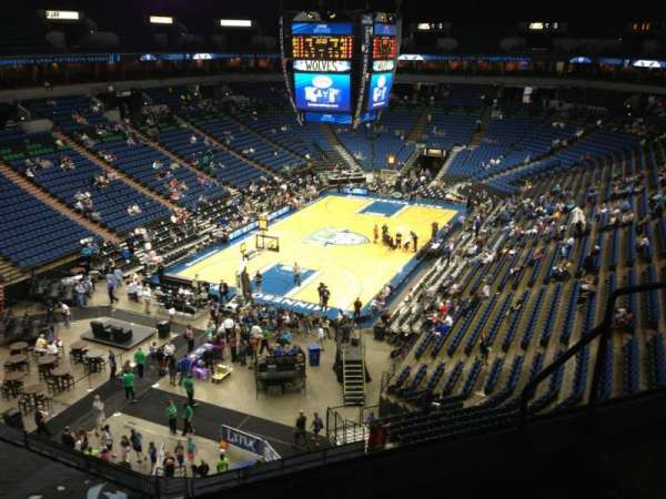 Target Center, section: 219, row: A, seat: 8