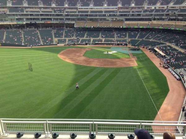 Target Field, section: 329, row: 5, seat: 17