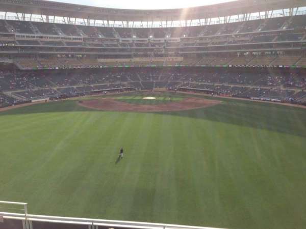 Target Field, section: 225, row: 4, seat: 11