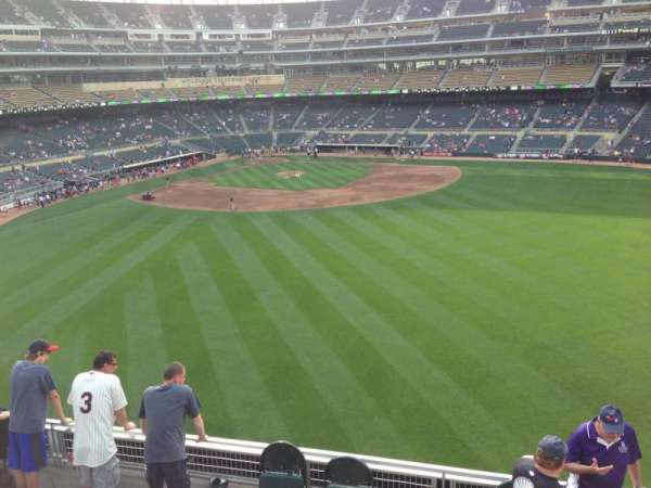 Target Field, section: 238, row: 1, seat: 3