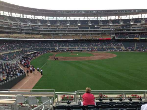 Target Field, section: 139, row: 8, seat: 5