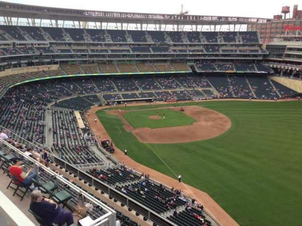 Target Field, section: 301, row: 1, seat: 14