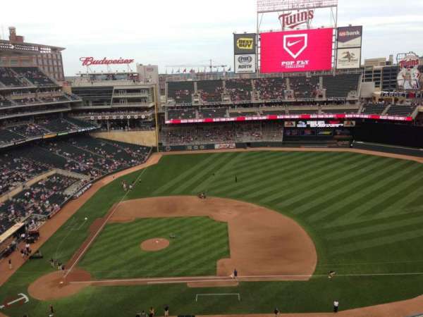 Target Field, section: 309, row: 1, seat: 11