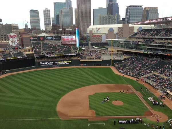 Target Field, section: 323, row: 8, seat: 8