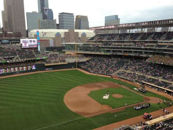 Target Field, section: 324, row: 8, seat: 12