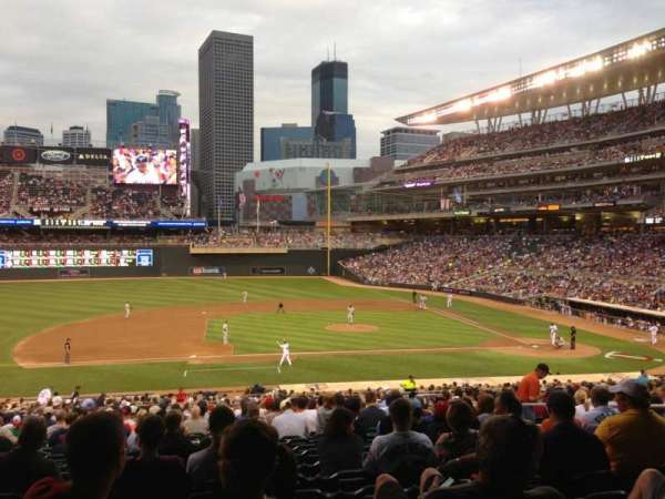 Target Field, section: 120, row: 23, seat: 9