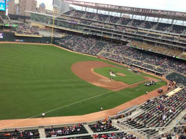 Target Field, section: 227, row: 5, seat: 8