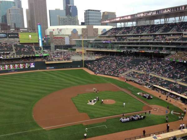 Target Field, section: 222, row: 5, seat: 1