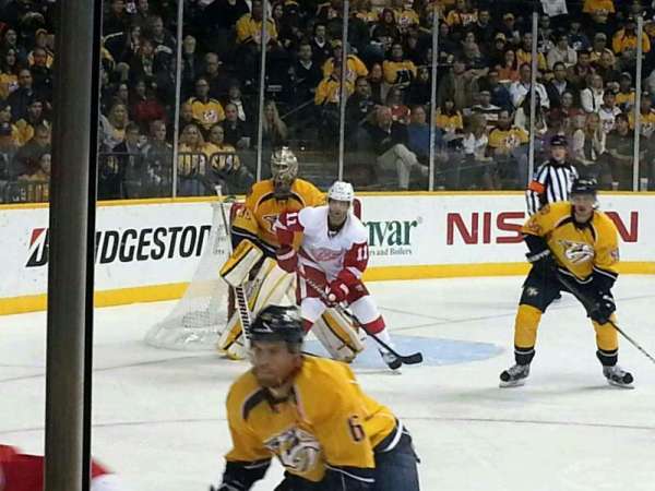 Bridgestone Arena, section: 104, row: cc, seat: 7