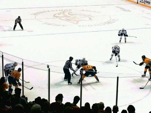 Bridgestone Arena, section: 119, row: j, seat: 1