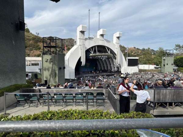 Hollywood Bowl, section: K3, row: 1, seat: 7
