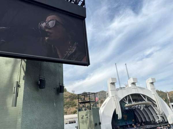 Hollywood Bowl, section: K3, row: 1, seat: 7
