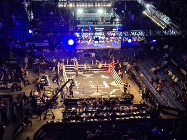 The O2, London, section: 403, row: F, seat: 502