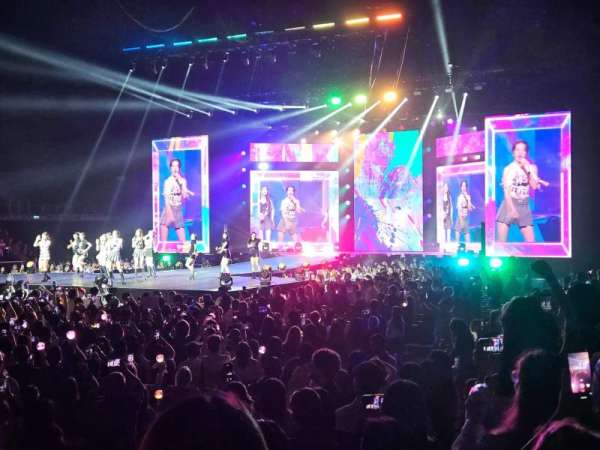 The O2, London, section: 111, row: E, seat: 323