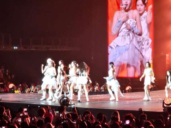 The O2, London, section: 111, row: E, seat: 323