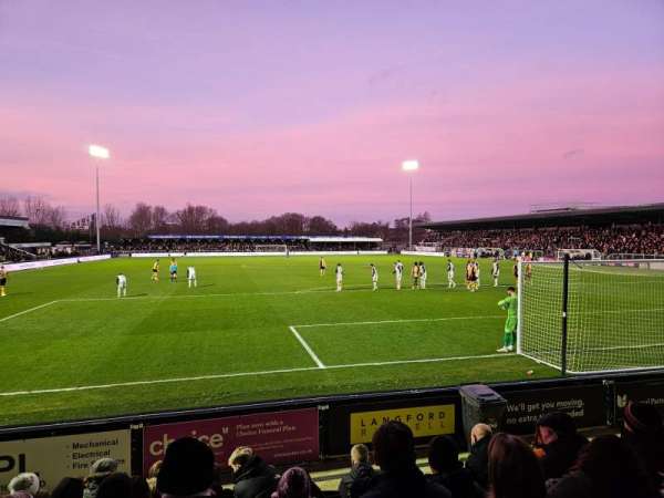 Hayes Lane, section: Glyn Beverly Stand D, row: G, seat: 97