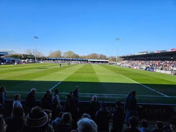 Hayes Lane, section: Glyn Beverly Stand B, row: G, seat: 46
