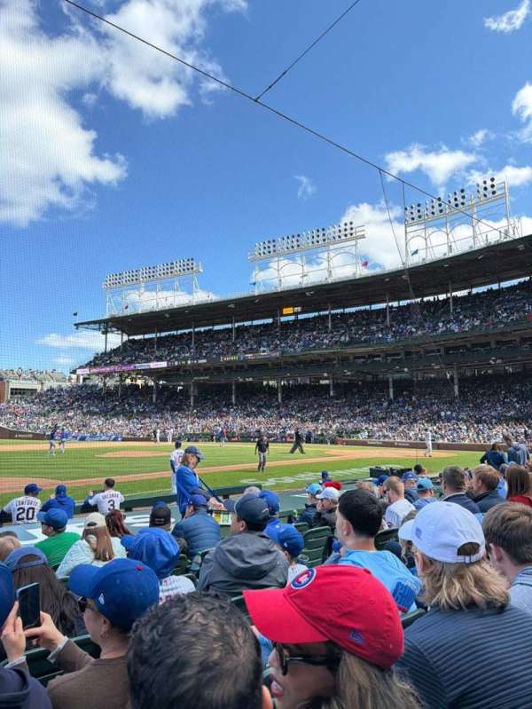 Wrigley Field, section: 11, row: 11, seat: 6