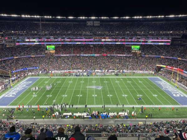 Gillette Stadium, section: 332, row: 6, seat: 2