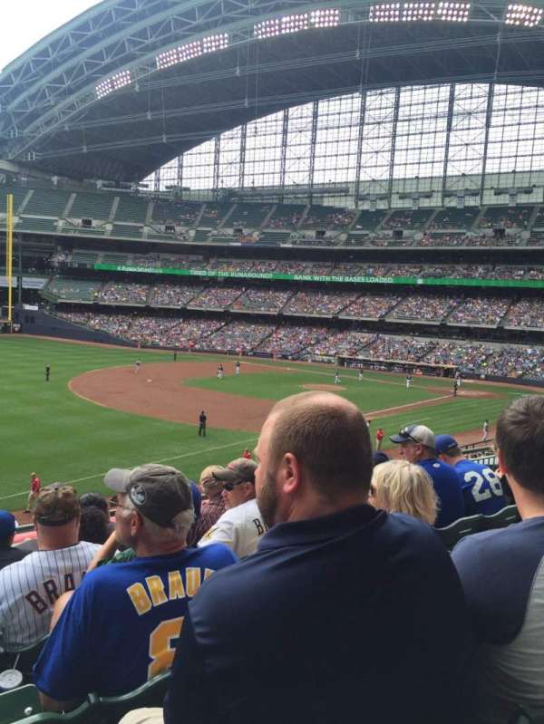 American Family Field, section: 229, row: 5, seat: 16